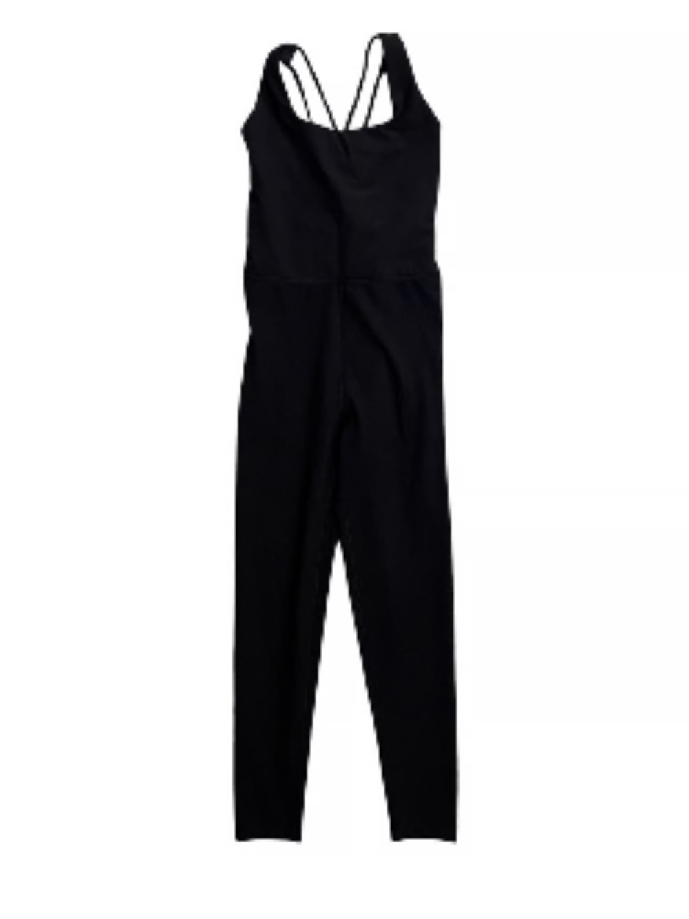 Calia Sz S Black Soft Stretchy Strappy Slim Jumpsuit | GUC